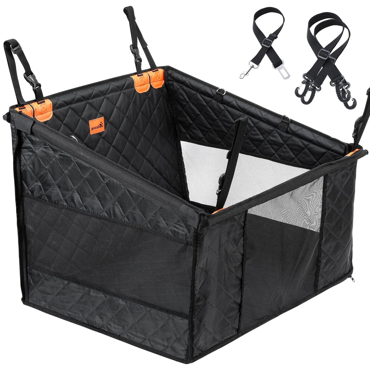 Extra Stable Dog Car Seat Reinforced for Medium and Large Dogs