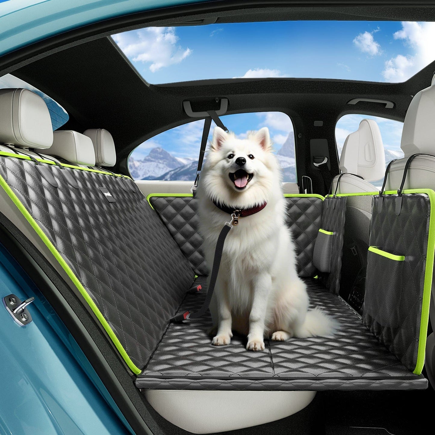 2025 Upgrade Dog Car Seat Cover&Extender&Barriers 3 in 1 Up to 150kg
