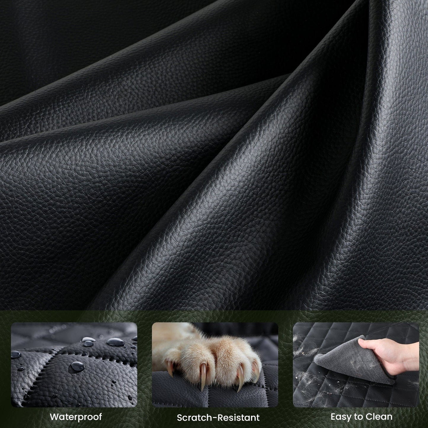 2025 Upgrade Dog Car Seat Cover&Extender&Barriers 3 in 1 Up to 150kg