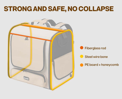 Hardtop Widened Pet Carrier Backpack Dog Backpack
