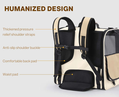 Hardtop Widened Pet Carrier Backpack Dog Backpack