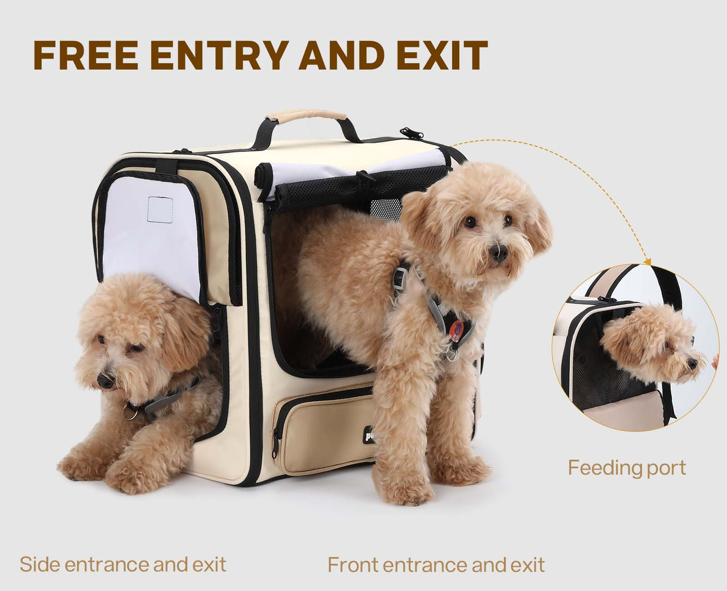 Hardtop Widened Pet Carrier Backpack Dog Backpack