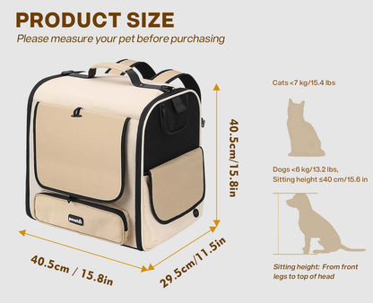 Hardtop Widened Pet Carrier Backpack Dog Backpack