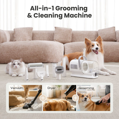 7-in-1 Dog Grooming Vacuum&Dryer for Shedding Grooming