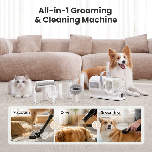 7-in-1 Dog Grooming Vacuum&Dryer for Shedding Grooming