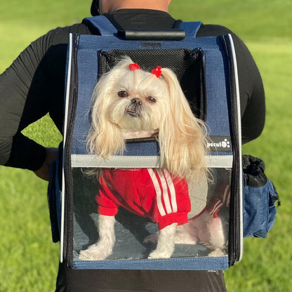 Portable Breathable Rucksack Pet Carrier Backpack
