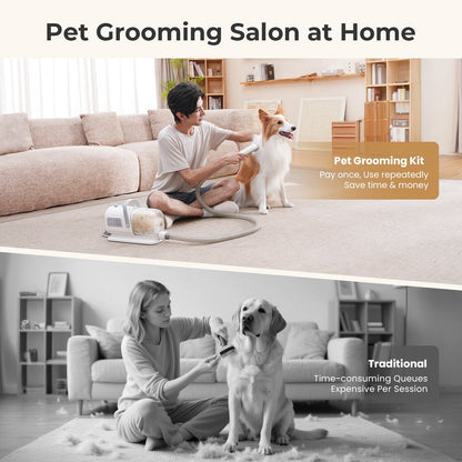 7-in-1 Dog Grooming Vacuum&Dryer for Shedding Grooming