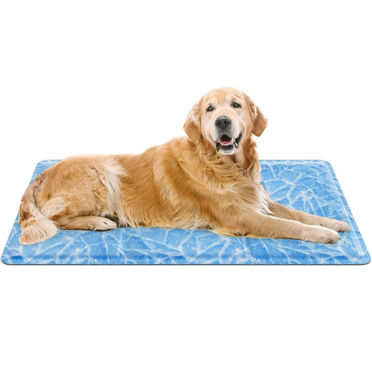 M-XL Dog Cooling Mat Ice Cracks