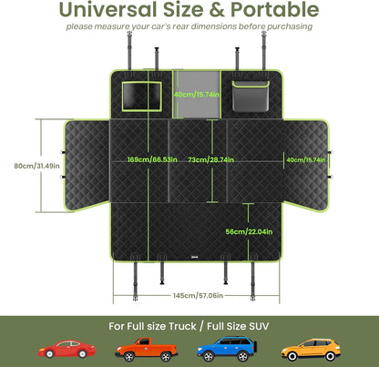 2025 Upgrade Dog Car Seat Cover&Extender&Barriers 3 in 1 Up to 150kg