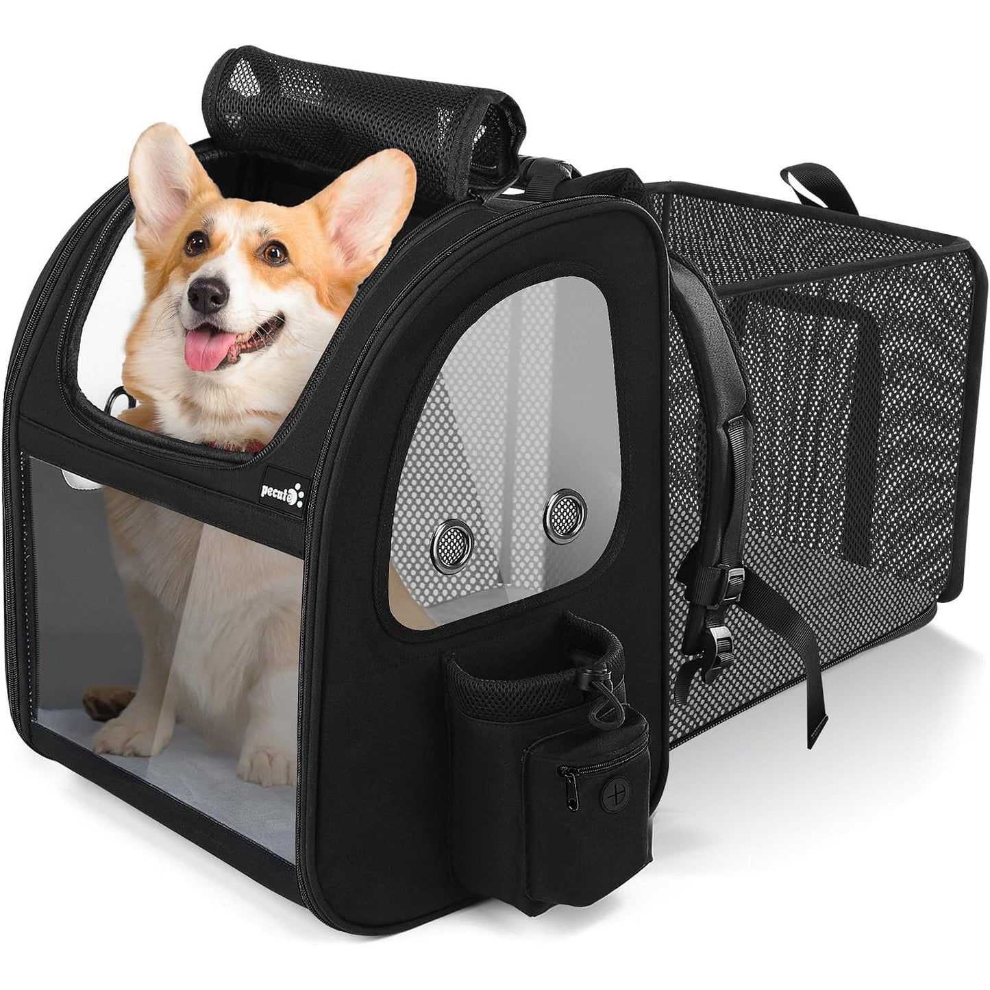 Expandable Portable Breathable Rucksack Cat Carrier Dog Backpack
