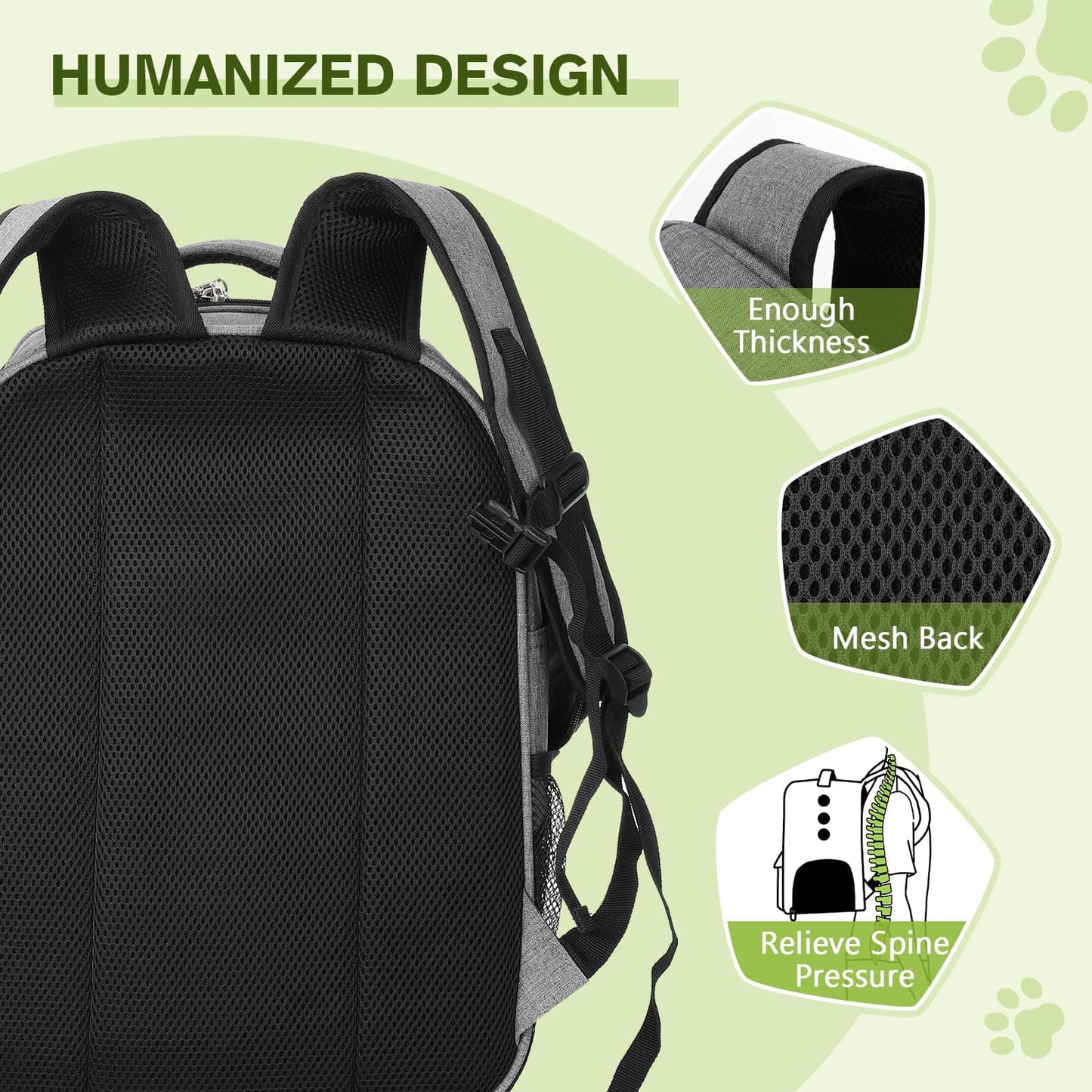 Small Pet Carrier Backpack for Cats and Puppies