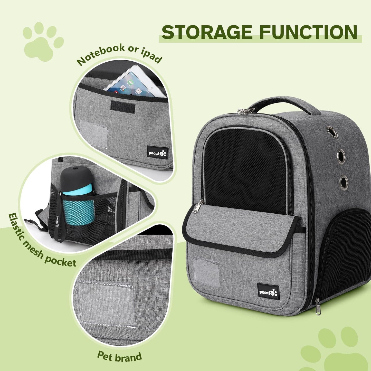 Small Pet Carrier Backpack for Cats and Puppies
