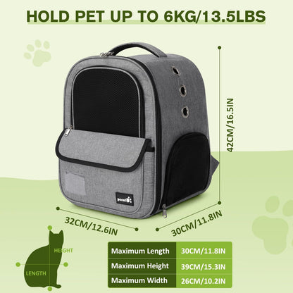 Small Pet Carrier Backpack for Cats and Puppies