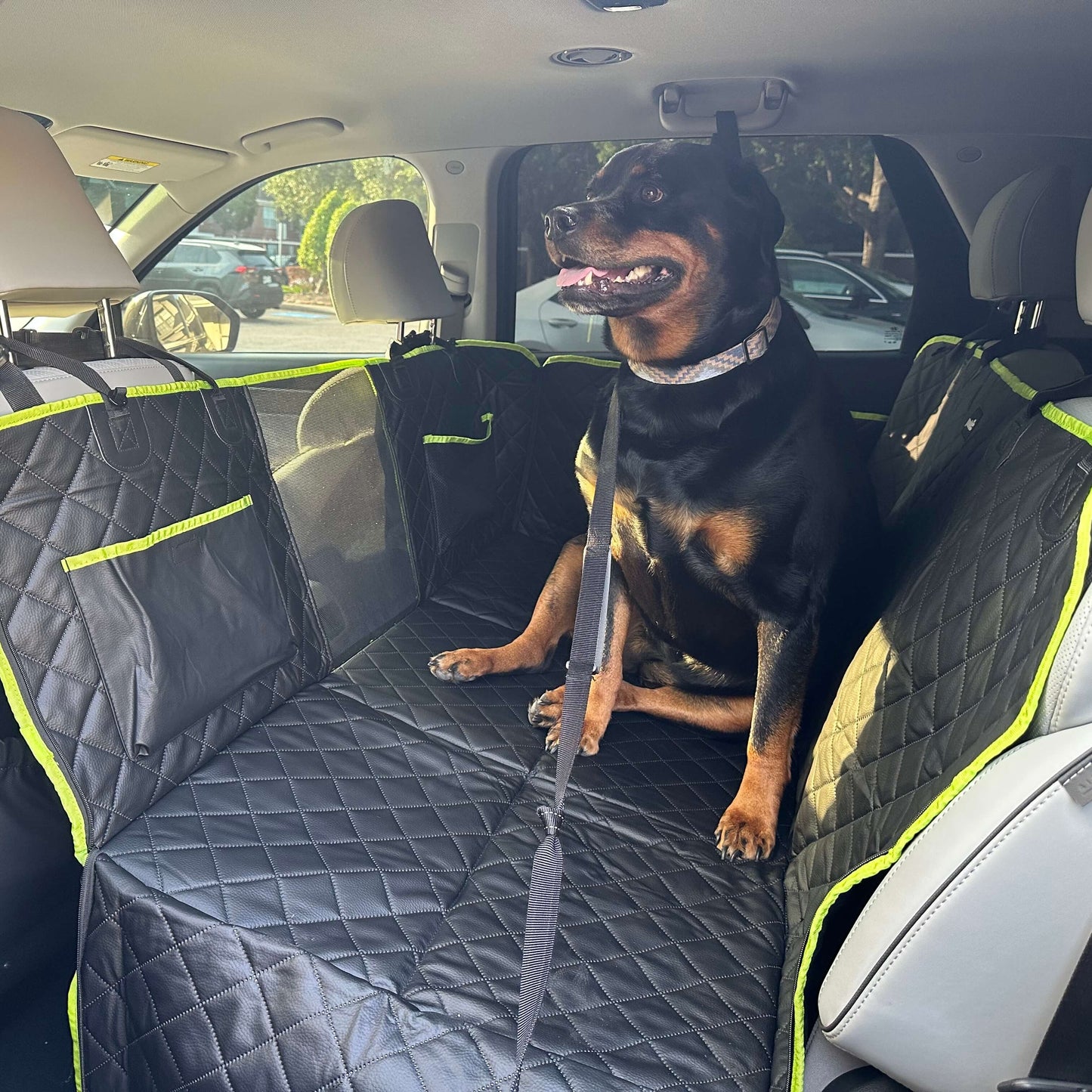 2025 Upgrade Dog Car Seat Cover&Extender&Barriers 3 in 1 Up to 150kg