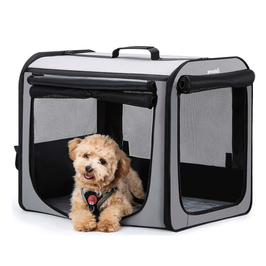 Portable Dog Car Carrier Crate Transportation Carrier Light Weight