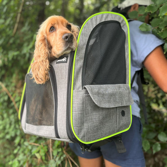 Pet Carrier Backpack Expandable Portable with Curtain