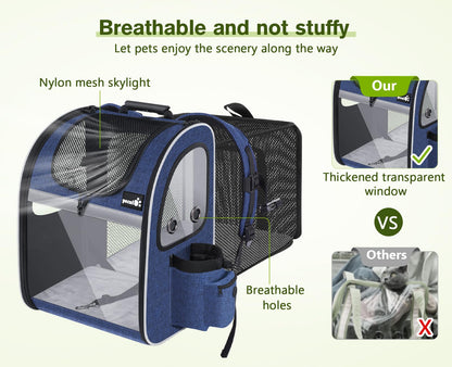 Portable Breathable Rucksack Pet Carrier Backpack