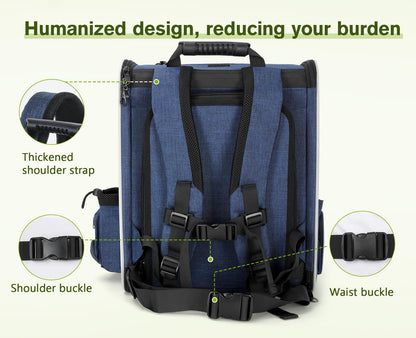 Portable Breathable Rucksack Pet Carrier Backpack