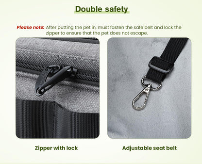 Airline Approved Cat Carrier Expandable Pet Carrier up to 5kg/12lbs