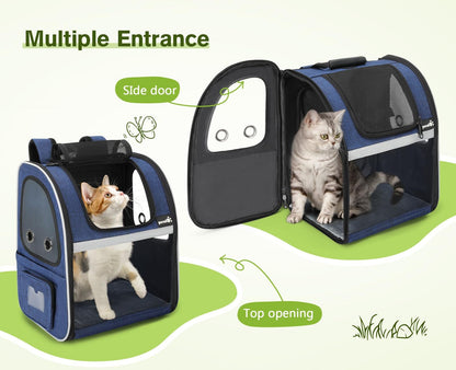 Portable Breathable Rucksack Pet Carrier Backpack