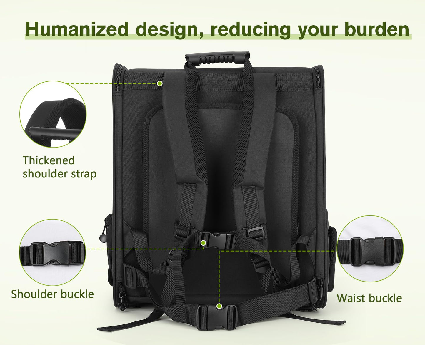 Expandable Portable Breathable Rucksack Cat Carrier Dog Backpack