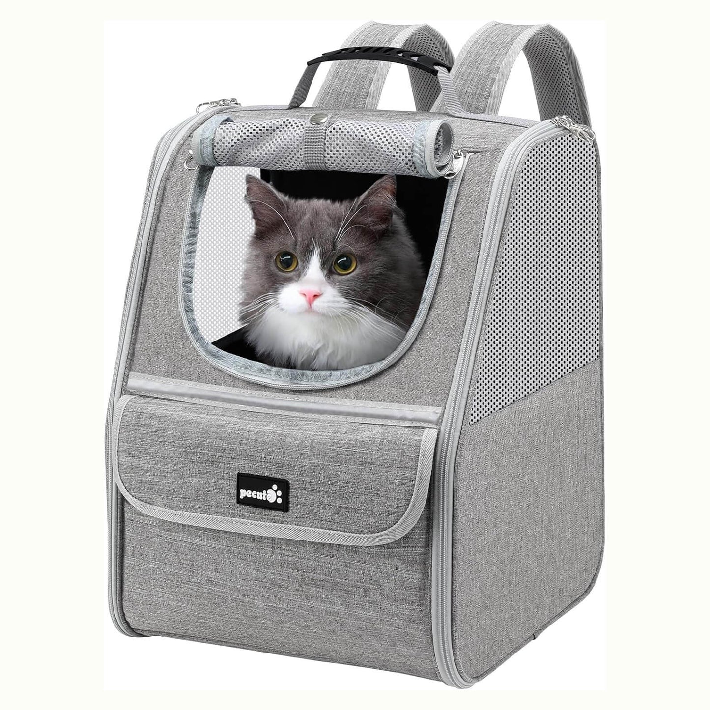 Trapezoidal Cat Carrier Pet Backpack