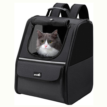 Trapezoidal Cat Carrier Pet Backpack